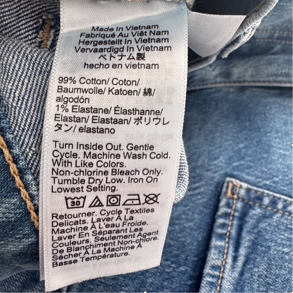 J. Crew Factory Cropped Wide-Leg Patch-Pocket Jean in All-Day Stretch Size 32 - Picture 7 of 9